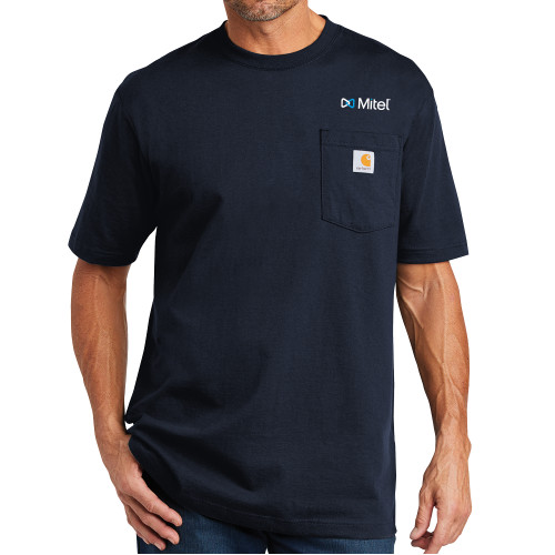  Carhartt Workwear Navy Pocket T Shirt
