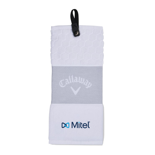  Callaway White Trifold Towel