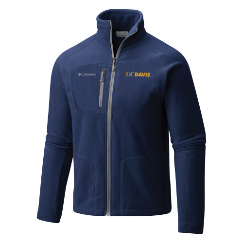  Columbia Navy Full Zip Fleece Jacket - UC DAVIS