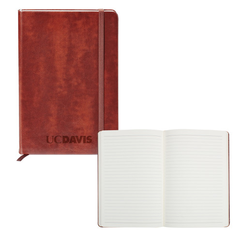  Fabrizio Brown Hard Cover Journal - UC DAVIS Engraved