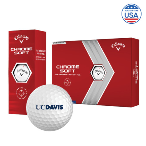 Callaway Chrome Soft Golf Balls 12/pkg - UC DAVIS